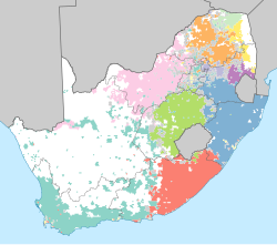 None dominant Areas of little or no population