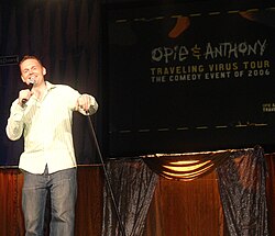 Burr performing in August 2006