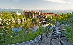 Mohonk Mountain House in Ulster County was designated as a National Historic Landmark in 1986.[97]