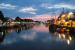 The Alter Strom, in the sea resort of Warnemünde, Germany
