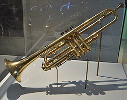 Selmer trumpet, given as a gift by King George V of the United Kingdom to Louis Armstrong in 1933