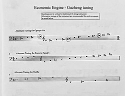 Neil Rolnick Economic Engine (2009): the tuning of the zheng. Source: Neil Rolnick