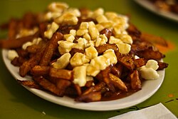 A classic poutine
