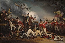 The Death of General Mercer at the Battle of Princeton, January 3, 1777 by John Trumbull