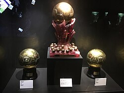 The two Ballon d'Ors (1957 and 1959) and Super Ballon d'Or (1989) won by Di Stéfano