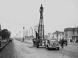 The avenue in 1936