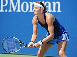 Šafářová at the 2014 US Open