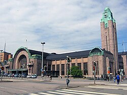 Central railway station, inaugurated 1919