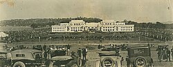 The Australian Parliament opened in the small town of Canberra in 1927 as a compromise between the largest cities, Sydney and Melbourne.