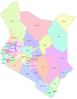 Kenya's 47 counties