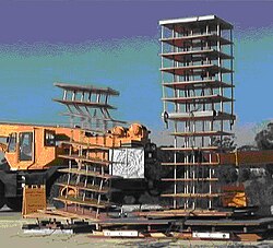 Earthquake Crash Testing, performed by engineers to determine the liability of structures