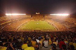 Barcelona's Stadium Monumental, the 12th largest stadium in South America.