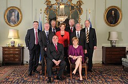 The Second Salmond government (2011–2014) became the first majority Scottish Government