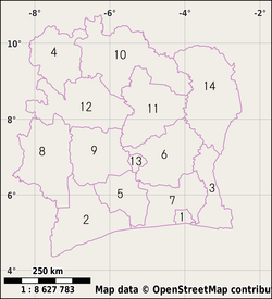 Districts of Ivory Coast