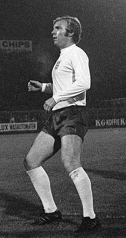 Bobby Moore was selected as one of the three defenders in the 20th Century World XI.