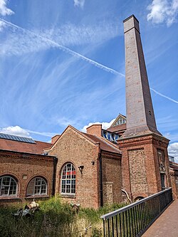 The Marine Engine House following renovation works and conversion into a cafe and visitor centre