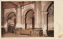 Old Slave Block, St. Louis Hotel