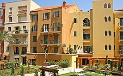 The main square of Saifi Village in Centre Ville, Beirut, Lebanon