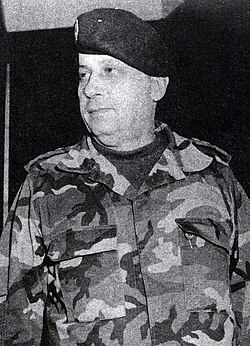 Michel Aoun during the Lebanese Civil War