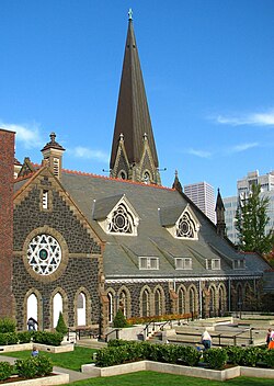 First Presbyterian Church in downtown
