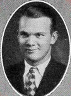 Avery's yearbook photo, North Dallas High School, 1926