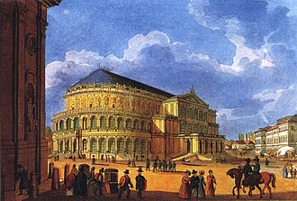 The first opera house, c. 1850