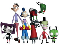 Series two of the Invader Zim figures produced by Palisades Toys