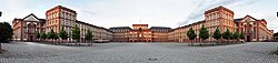The Mannheim Palace houses the University of Mannheim, which repeatedly receives top marks in business administration and is sometimes referred to as the "Harvard of Germany".[47][48][49]
