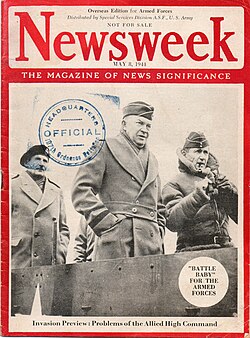 Cover of the "Armed Forces Overseas Edition" from May 8, 1944