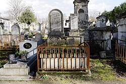 Tomb at the Père-Lachaise Cemetery.