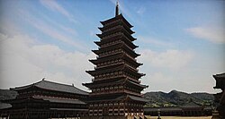 The Temple of the Golden Dragon, also known as Hwangryongsa, was destroyed during the Mongol Invasions.