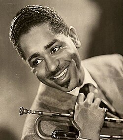 Gillespie in a publicity photo (c. 1955)