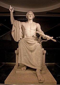 George Washington, 1840, by Horatio Greenough