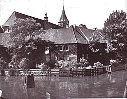 Backside of the Collegium Albertinum in Kneiphof, where Kant taught. The quarter was destroyed in World War II.