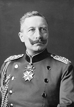 Wilhelm II of Germany was known for his impetuous personality, described by one scholar as "not lacking in intelligence, but he did lack stability, disguising his deep insecurities by swagger and tough talk."[33]