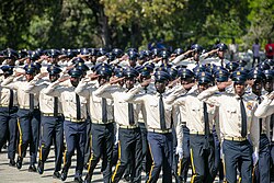 Newly graduated Haitian National Police officers in 2025