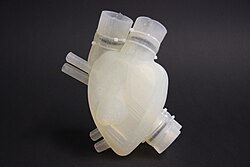 Soft Total Artificial Heart, developed in the functional material laboratory at ETH Zürich