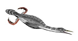Life restoration of Hesperornis regalis