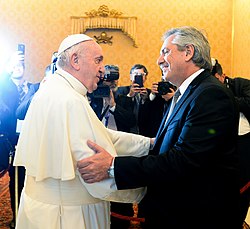 Meeting with Pope Francis on 31 January 2020