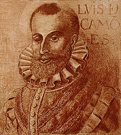 Drawing of Luís Vaz de Camões