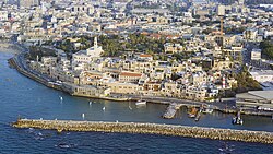 Ancient port of Jaffa where, according to the Bible, Jonah set sail into the Mediterranean Sea before being swallowed by a fish[31]