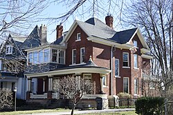 An example of residential architecture in the Old West End District (Toledo, Ohio), a well preserved historic district full of Victorian architecture