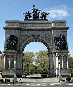 The Soldiers' and Sailors' Arch at Grand Army Plaza