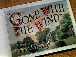 The 1939 film Gone with the Wind (trailer pictured), and the 1936 novel by Margaret Mitchell, are set in Georgia