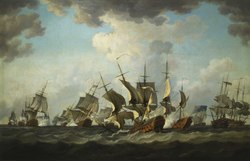 Battle of Quiberon Bay off Brittany
