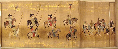 Korean Embassy to Japan, 1655, attributed to Kano Toun Yasunobu; British Museum