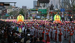 Buddha's Birthday celebration in Seoul