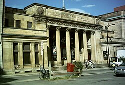 The Beaux-Arts style building that originally served as the Montreal Stock Exchange
