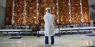 The satellite SAOCOM-1B in INVAP.