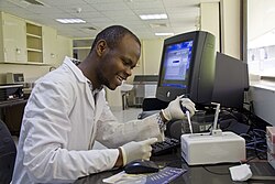An MSc student at Kenyatta University in Nairobi